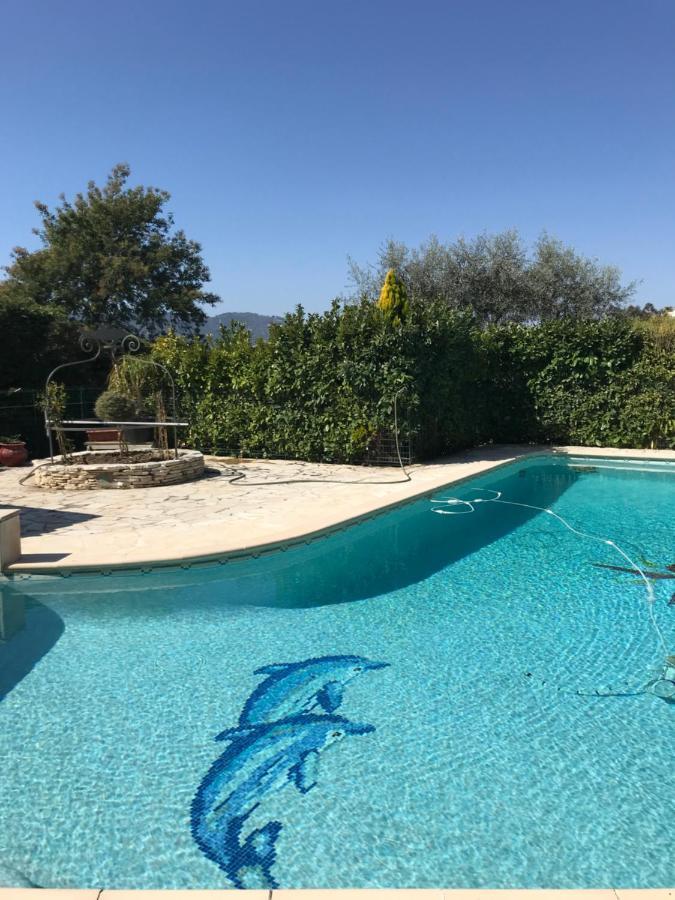 2 Pieces Rdc Villa Piscine La Roquette-sur-Siagne Bagian luar foto