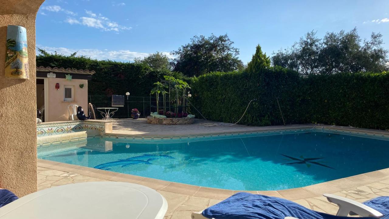 2 Pieces Rdc Villa Piscine La Roquette-sur-Siagne Bagian luar foto