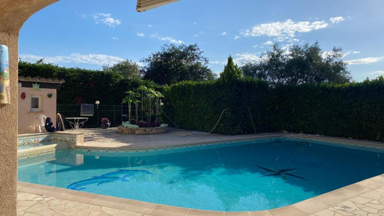 2 Pieces Rdc Villa Piscine La Roquette-sur-Siagne Bagian luar foto